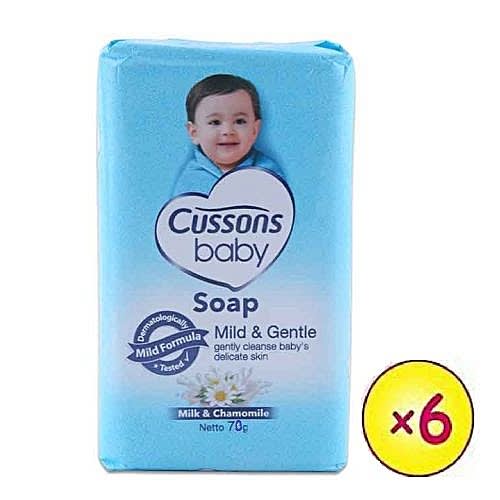Mild & Gentle Baby Soap x 6 - 70g