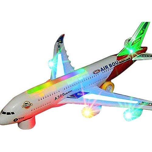 Airplane Airbus Toy For Boys And Girls. 10 inches