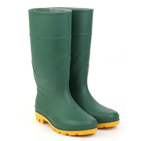 Rubber Protective Rain Boot - Waterproof - Green