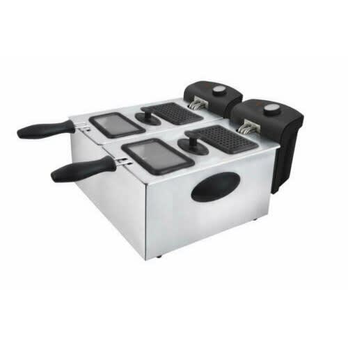Double Deep Fat Fryer -3L -1800w