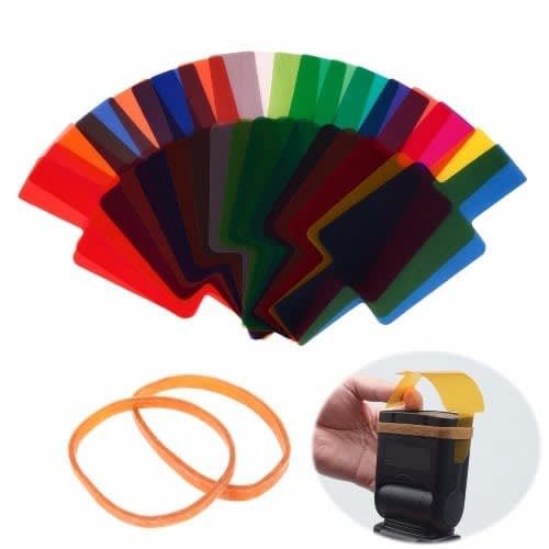 DSLR Camera Speedlight Photography Flash Color Gel - 20 Pieces