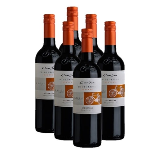 Cono Sur Bicicleta Carmenere - Case - 75cl x 6