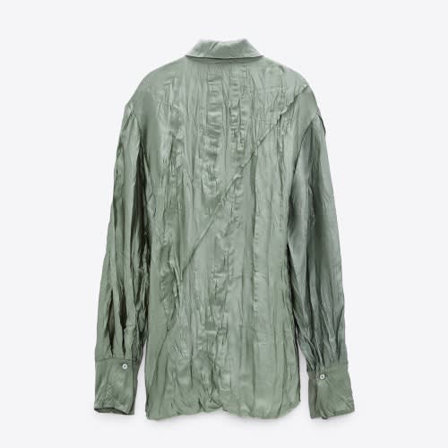 Sea Green Satin Shirt