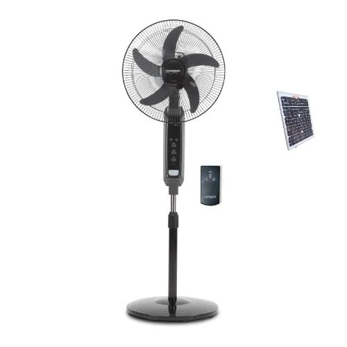 Rechargeable Fan Qrf-5966hr + Free Solar Panel