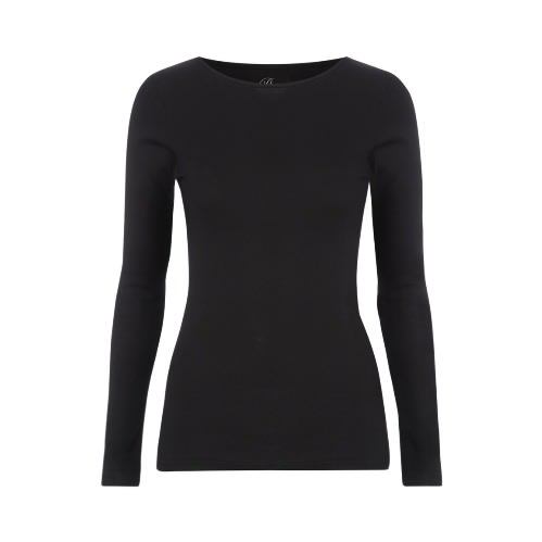 Women's Crew Neck Long Sleeve Cotton Tshirt