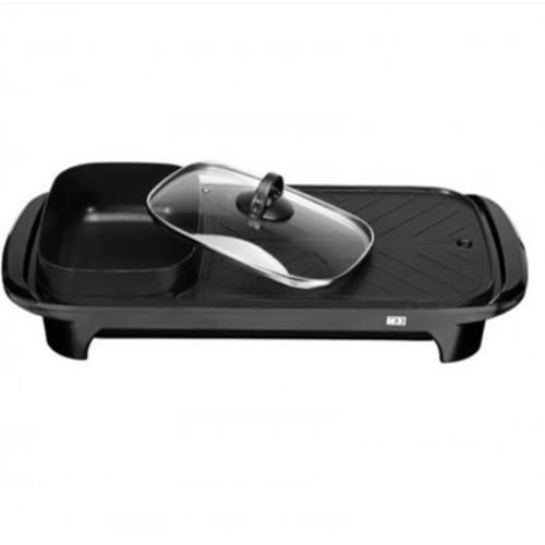 Multifunctional 2 In 1 Electric Bbq Grill With Hot Plate
