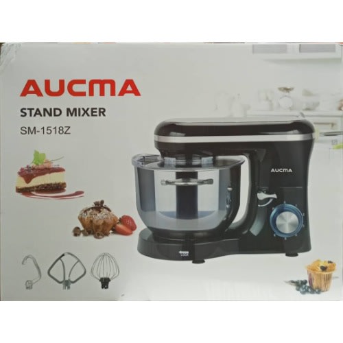 Aucma Stainless Steel Stand Mixer - 1400w -  6.2l