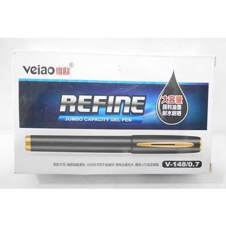 Veiao Black Gel Ink Refine Ballpiont Pens - 2 Pieces -  Black And Blue