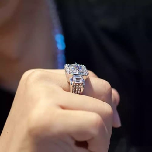 Square Shaped Wedding Ring