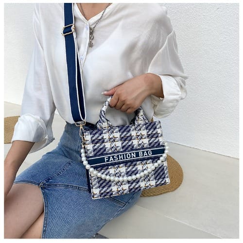 Ladies Handbag - 8X7X13cm  - Multi Colour