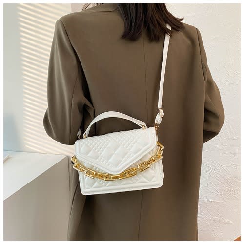 Ladies Handbag - 8X7X13cm - white