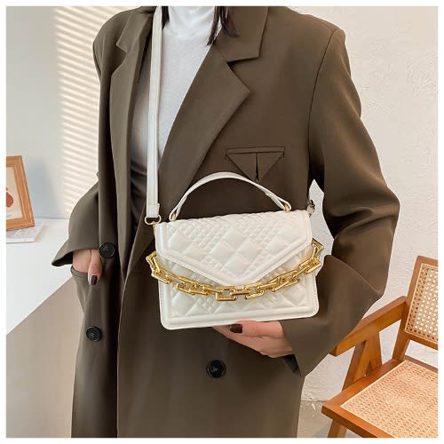Ladies Handbag - 8X7X13cm - white