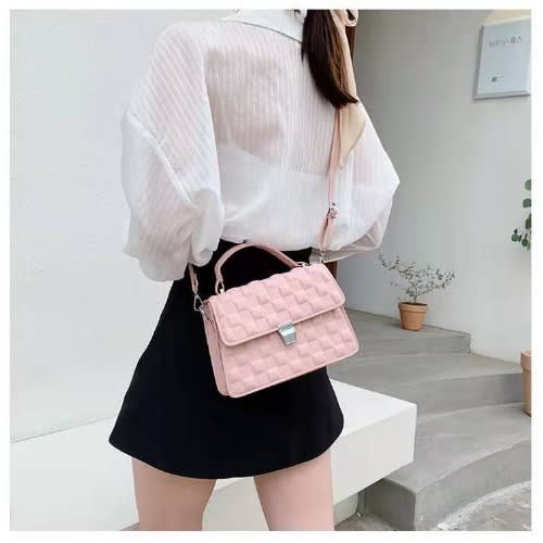 Ladies Handbag - 8X7X13cm - Pink
