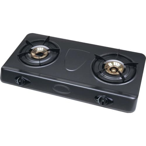 2 Burner Table Gas - Black