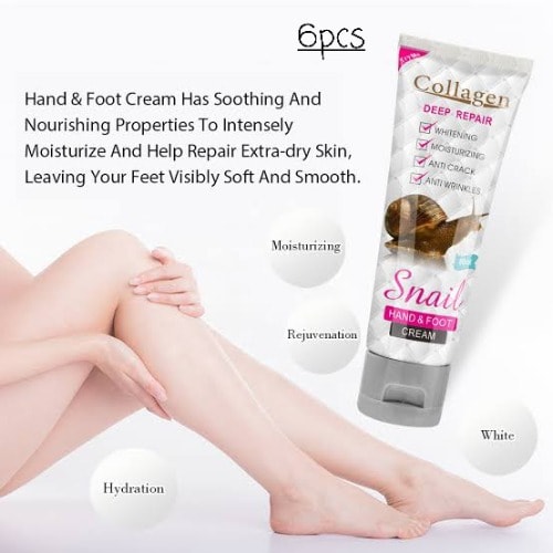 Collagen Snail Hand And Foot Cream - 6pieces