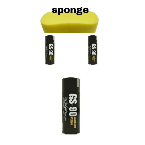 Dashboard Polish  Sponge - 3pcs