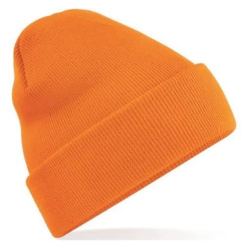 Unisex Beanie Cap Head Warmer - Orange