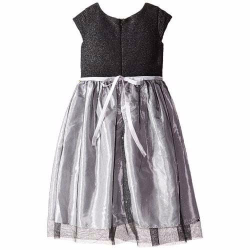 Knit Glitter & Tulle Dress