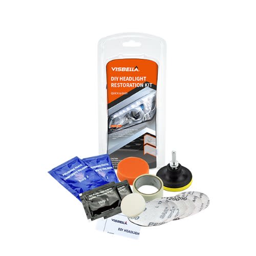 Car Headlight Restoration Polishing Kit