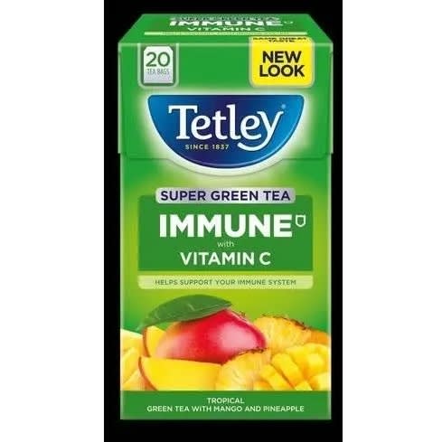 Tetley Super Green Tea Immune With Vitamin C - 20 Tea Bags
