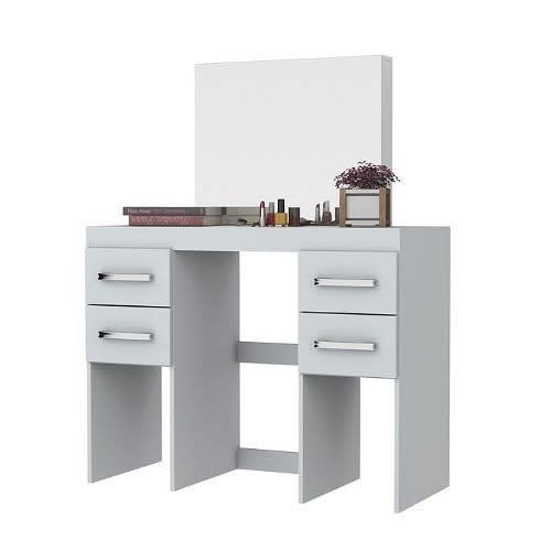 Vanity With Mirror - Off White