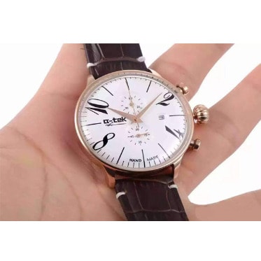D-tek Brown Stainless Steel Chronograph Wristwatch