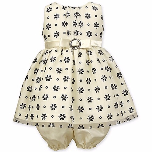 Baby Girls' Flock Daisy Glitter