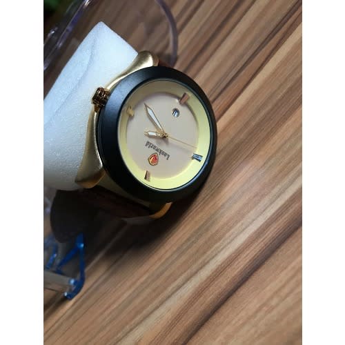 Men's Leather Strap Casual Wrist Watch