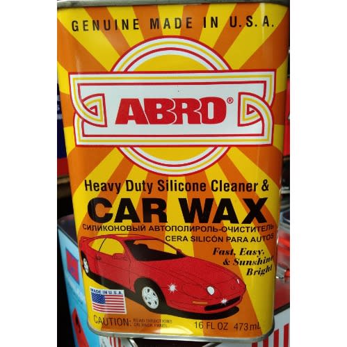 Abro Heavy Duty Silicone Cleaner & Car Wax 473ml