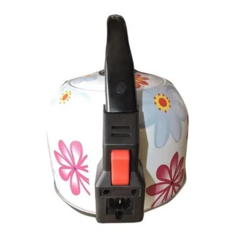 Round Floral Print Electric Kettle - 4.8L