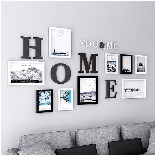 Home - You & Me Photo Frame Set Wall Collage - 75x152cm