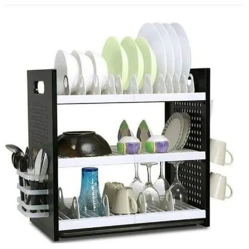 3 Layers Dish Drainer & Plate Rack