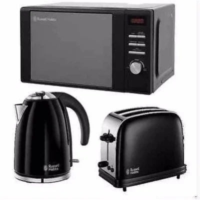 20L Microwave + 1.7L Jug + Kettle & 2 Slice Pop Up Toaster Bundle