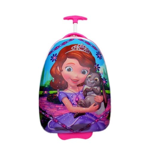 Sofia 2 Wheels Plastic Trolley School Bag - Big Size