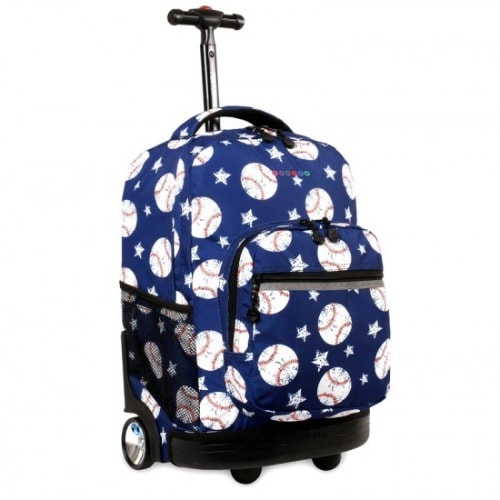 18inches Rolling Backpack- Baseball