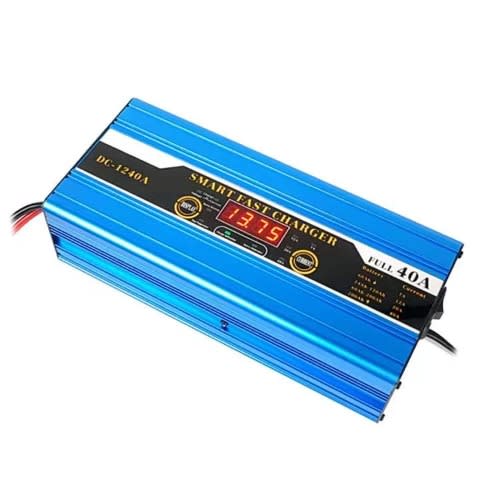 40a Battery Smart Charger With Digital Display