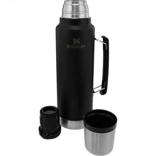 1.5qt Vacuum Water Flask - Black
