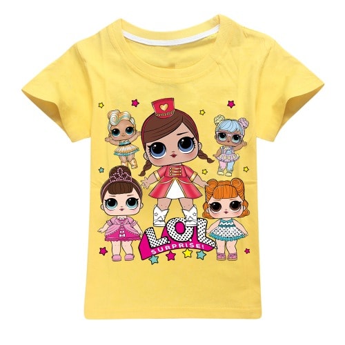 Lol Girl Top- Yellow
