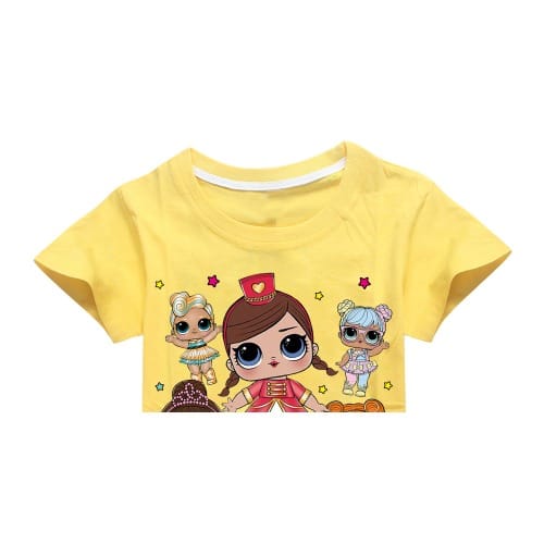 Lol Girl Top- Yellow