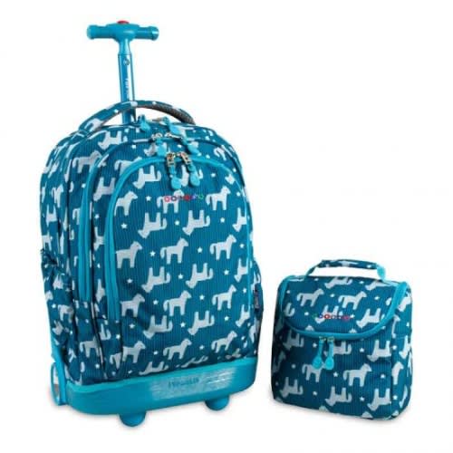 18inch Set Beamer Rolling Backpack And Lunch Bag - Pony
