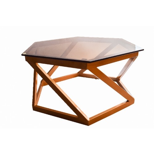 Bestline - Cocktail Hexa - Center Table - Gold