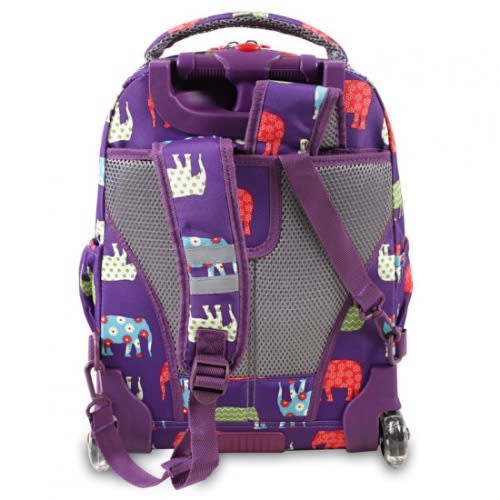 16inch Rolling Backpack & Lunch Kit- Elephant