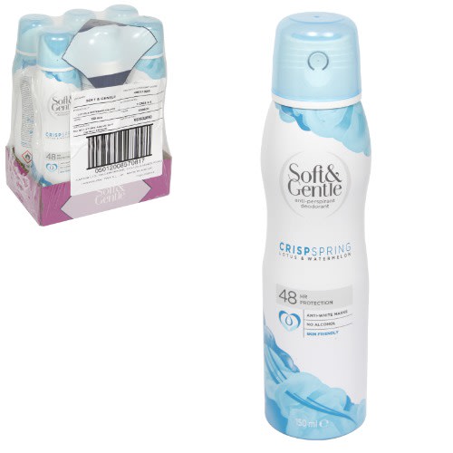 Crisp Spring Lotus & Watermelon Anti- Perspirant 250ml X6