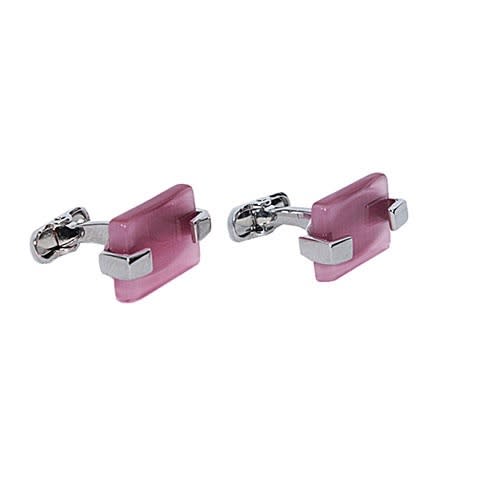 Suspended Pearl Cufflink- Pink