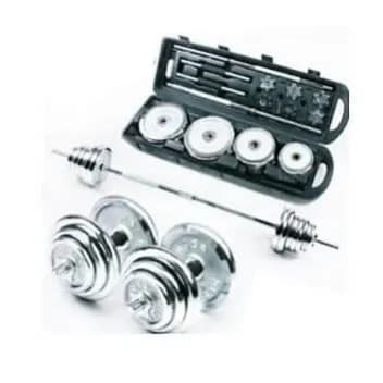 Dumbbell Set With Dumbbells And Barbell- 50kg