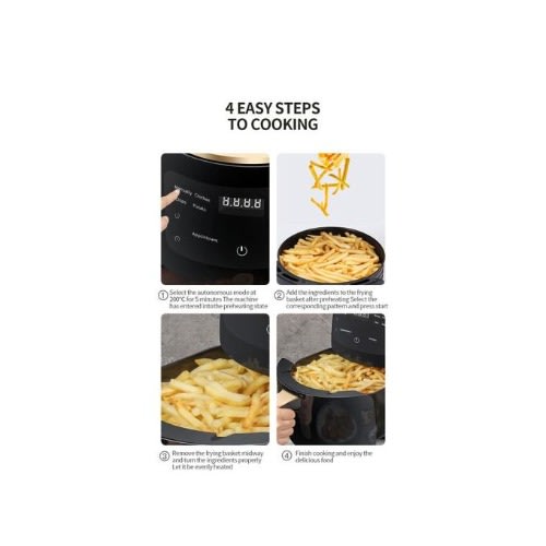 6l Digital Non-oil Healthy Air Fryer With Rapid Air Circulation System