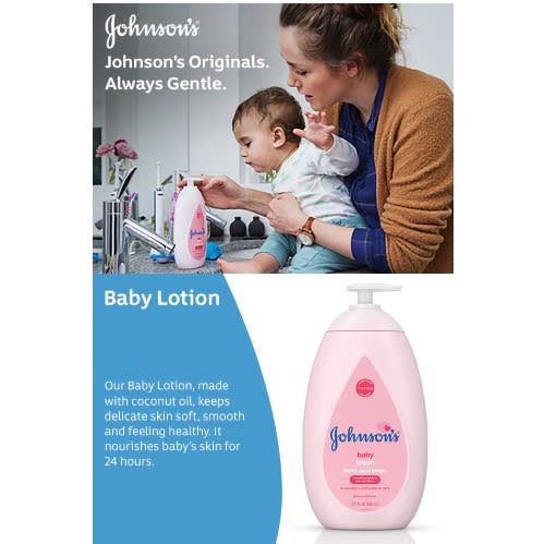 Moisturizing Pink Baby Lotion Set