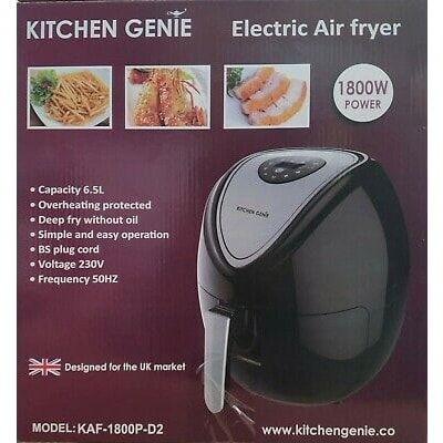 Electric Air Fryer - 230v - Black