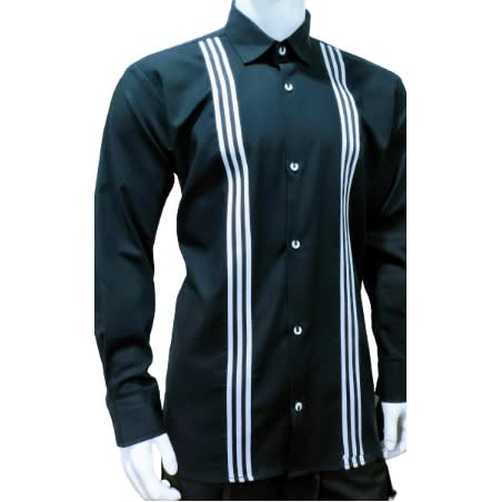 Men's Designer Pattern Long Sleeve Shirt