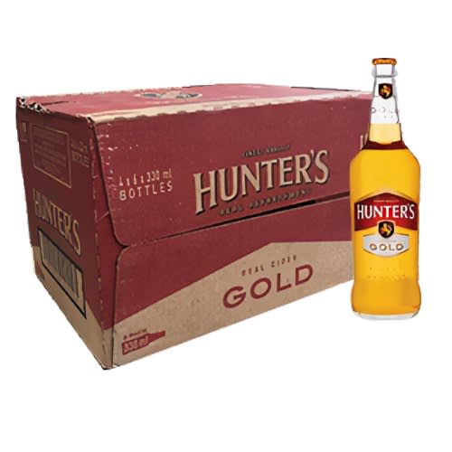 Hunters Dry Hunters Gold  - 33cl x 24
